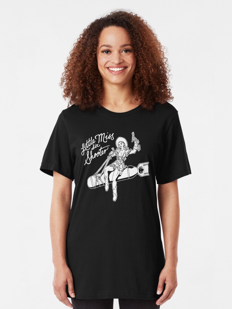 Alternate view of Little Miss Six Shooter Slim Fit T-Shirt