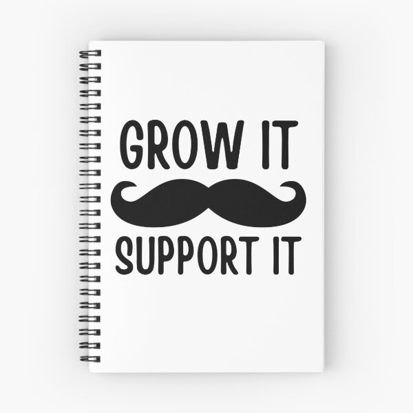 Item preview, grow it, support it | funny movember puns designed and sold by Flow-Store.