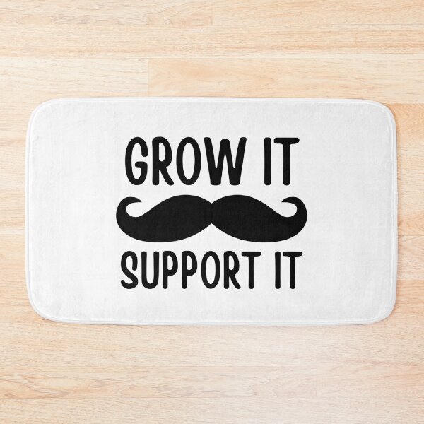 Item preview, grow it, support it | funny movember puns designed and sold by Flow-Store.