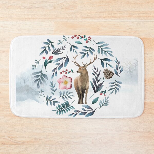 Item preview, Winter Reindeer and Foliage designed and sold by AlteredAtelier.
