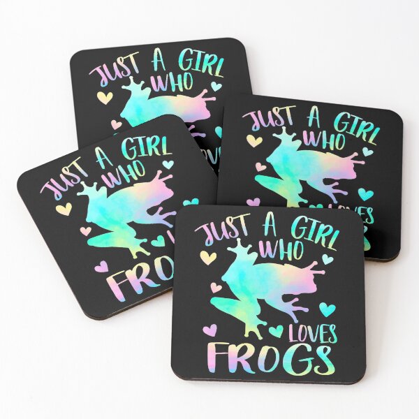 Item preview, Just a Girl who loves frogs designed and sold by PrettyPittie Shop.