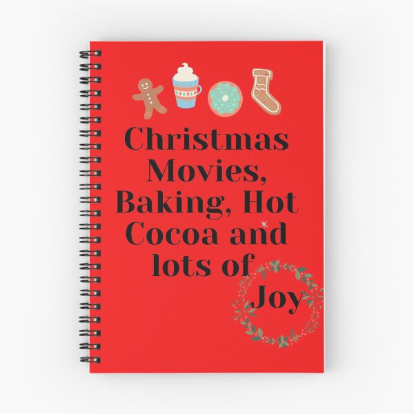 Item preview, Christmas movies, baking, Hot Cocoa and lots of Joy designed and sold by Adorkableali.