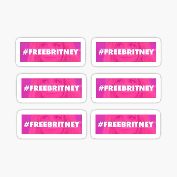 Artikel-Vorschau von Kostenlose Britney #FREEBRITNEY Stickers Pack, designt und verkauft von fomodesigns.