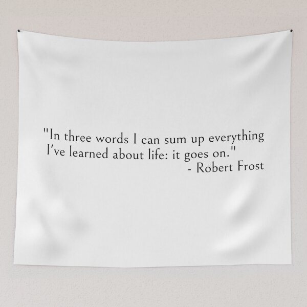 Item preview, In three words - Robert Frost quote designed and sold by ds-4.