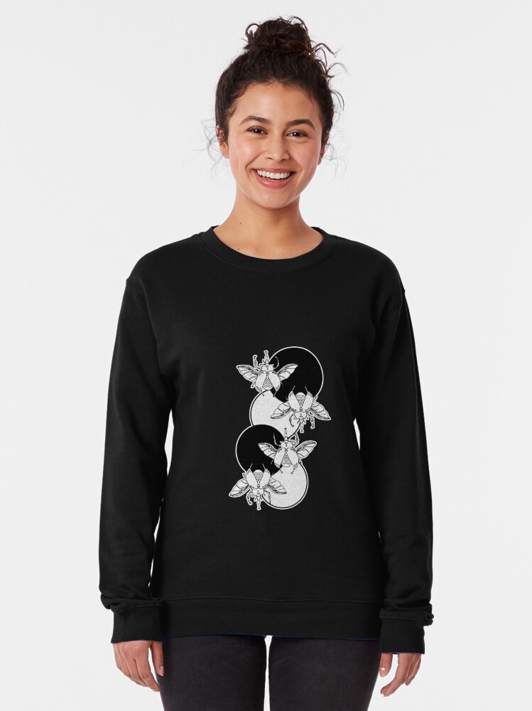 Alternate view of beetles and circles Pullover Sweatshirt