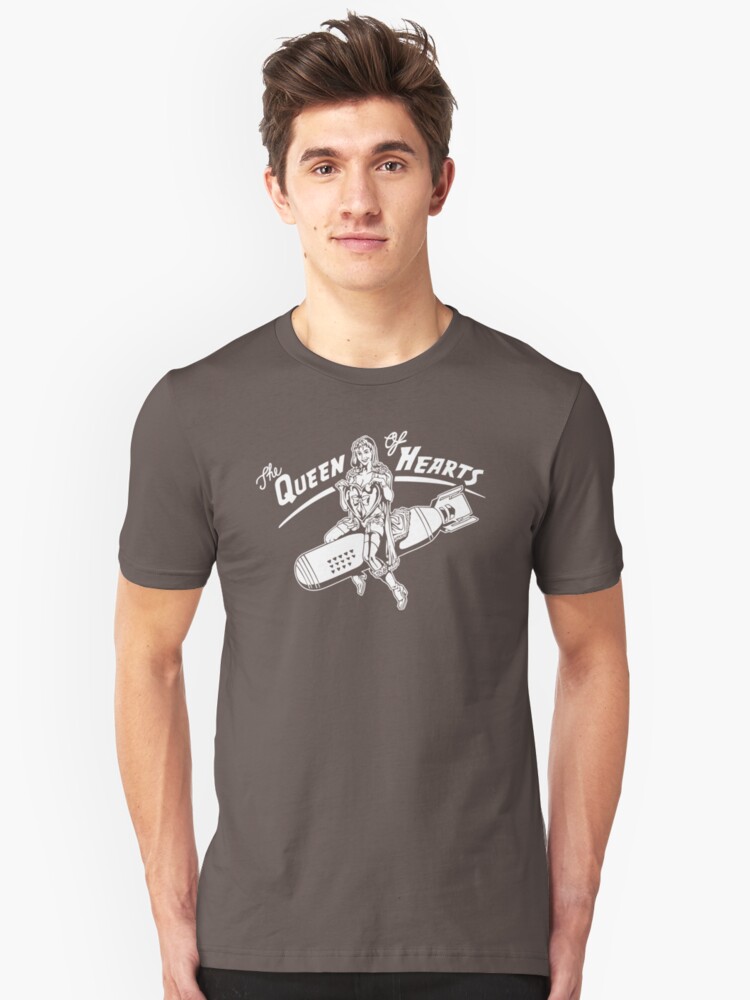 Alternate view of The Queen of Hearts Slim Fit T-Shirt