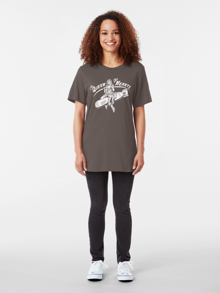 Alternate view of The Queen of Hearts Slim Fit T-Shirt