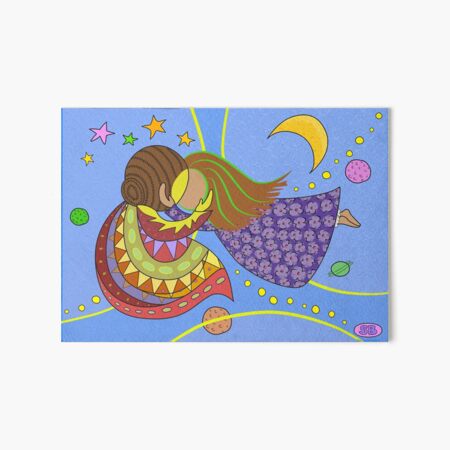The Kiss Art Board Print