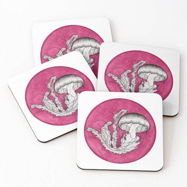 Item preview, Inktober 2020: Jellyfish designed and sold by Pamela Sommer.