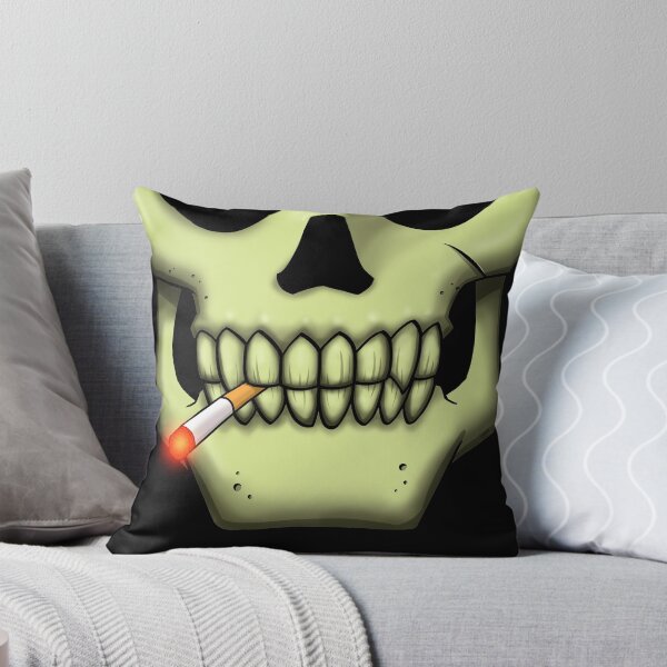 Item preview, Máscara de calavera y cigarrillo designed and sold by I-gor.
