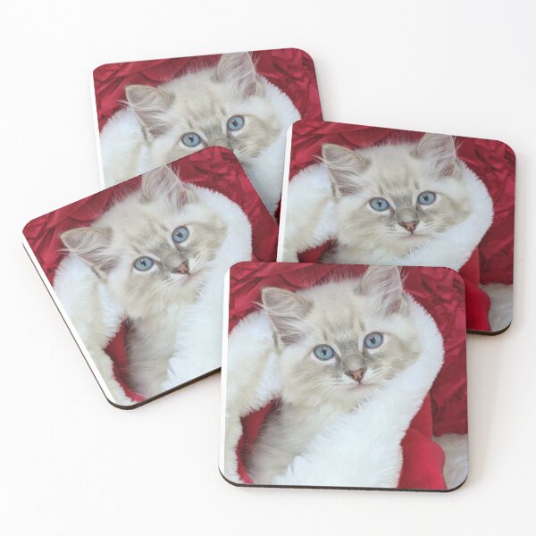 Item preview, Ragdoll kitten Christmas designed and sold by Fluffycat2020.