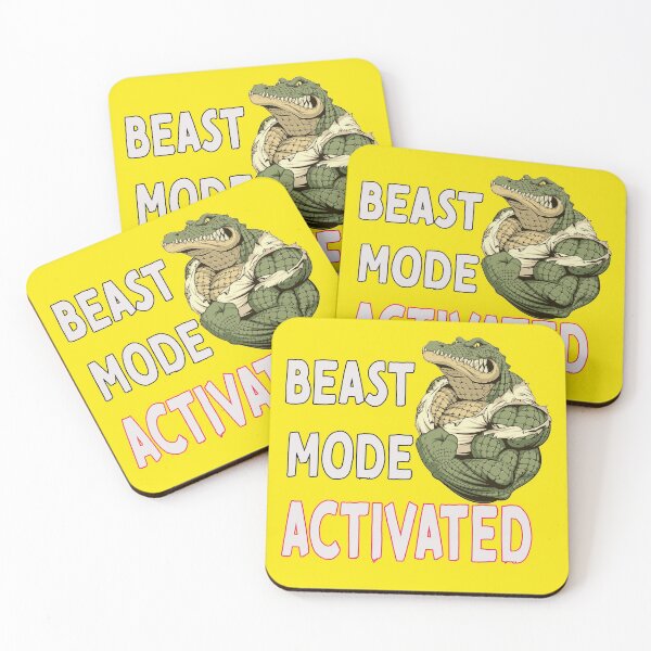 Item preview, Beast Mode Activated Bodybuilding designed and sold by Forethoughts.