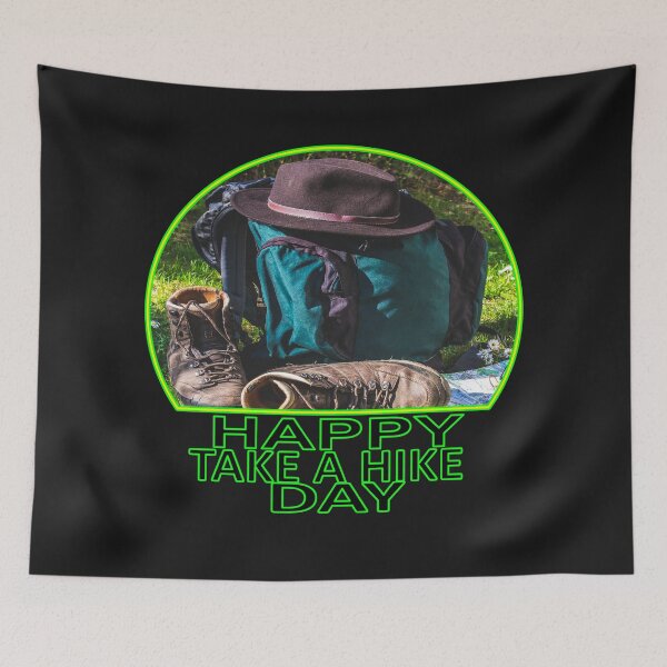 Item preview, HAPPY HIKING DAY designed and sold by Ralek.