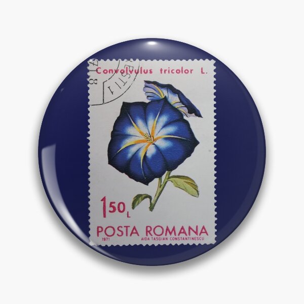 Artikelvorschau, Zwerg Morning Glory Blue Flower 1971 Vintage Stempel entworfen und verkauft von StampCollection.