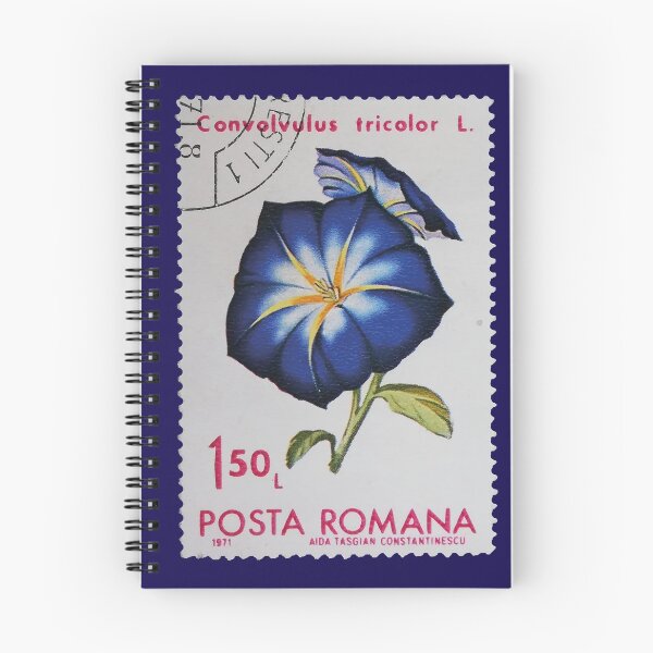 Item preview, Dwarf Morning Glory Blue Flower 1971 Vintage Stamp designed and sold by StampCollection.