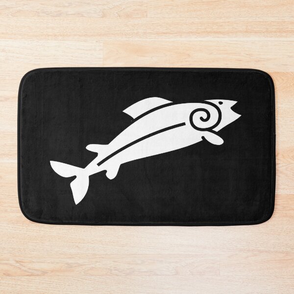 Item preview, Happy White Salmon Jumping designed and sold by James Hindermeier.