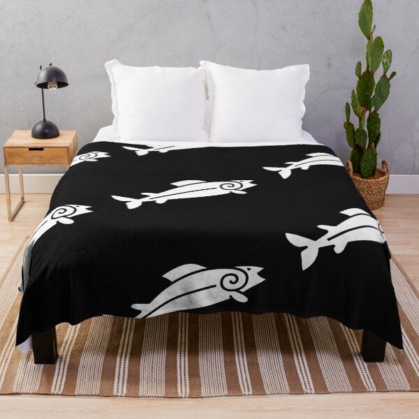 Item preview, Happy White Salmon Jumping designed and sold by James Hindermeier.