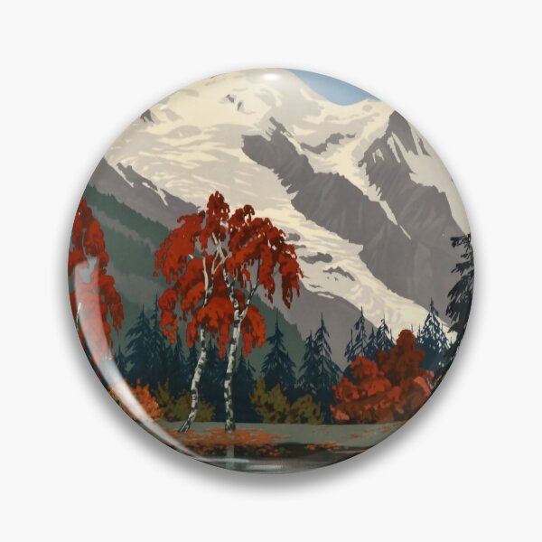 Item preview, retro chamonix mont blanc plm    vintage reclame designed and sold by CorasPosters.