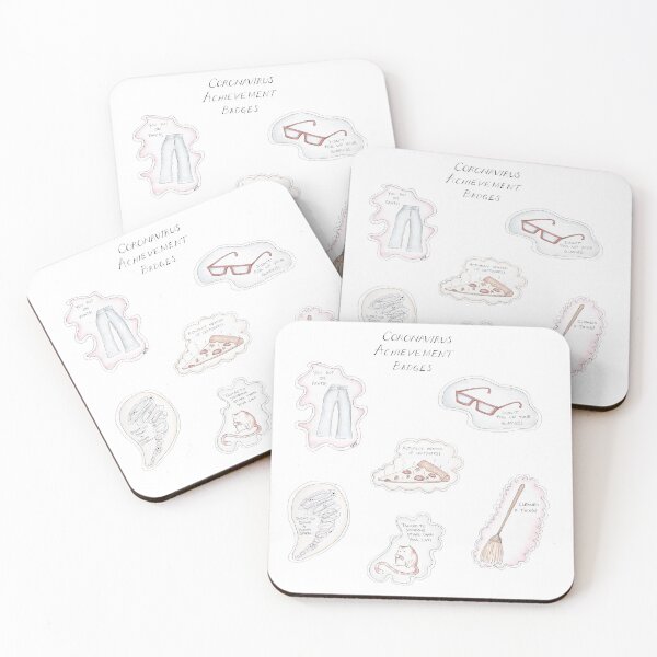 Item preview, Coronavirus Achievement Badges designed and sold by Kate Cosden.
