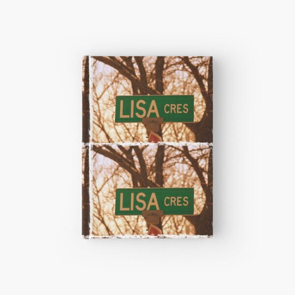 Lisa sticker, Lisa magnet, Lisa mug, Lisa greeting card Hardcover Journal