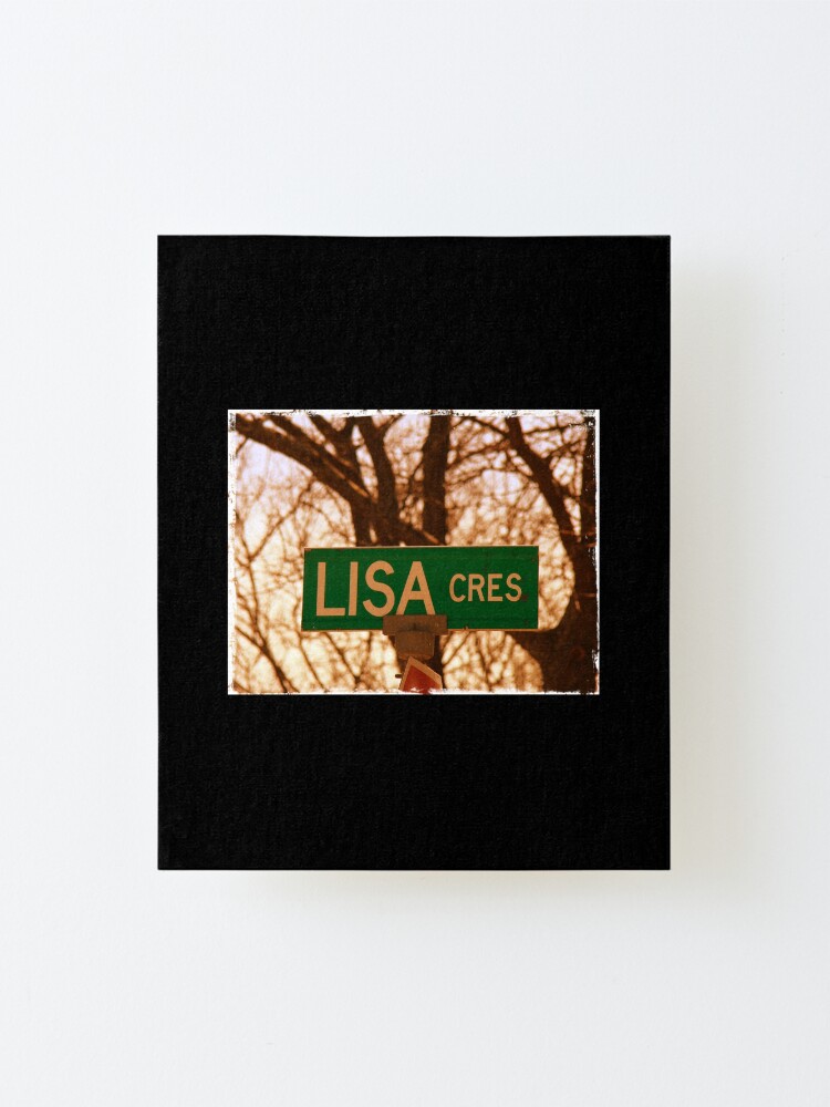 Alternate view of Lisa sticker, Lisa magnet, Lisa mug, Lisa greeting card Mounted Print