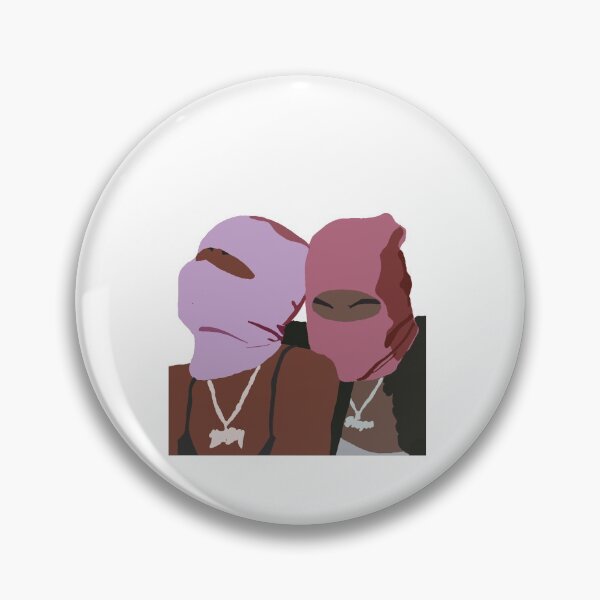 Item preview, girls in ski masks designed and sold by Sabrina Byrd.