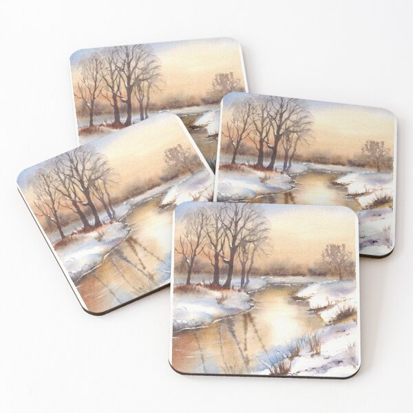 Item preview, Winter landscape  designed and sold by Elsewatercolors.