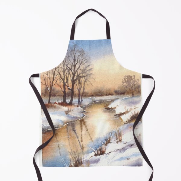 Artikelvorschau, Winterlandschaft entworfen und verkauft von Elsewatercolors.