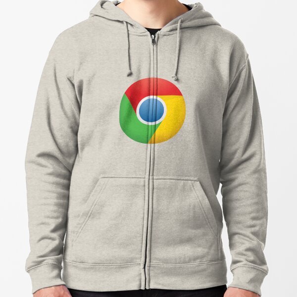 Google Chrome Zipped Hoodie