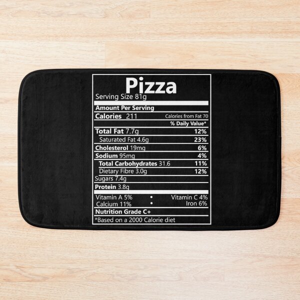 Item preview, Pizza Nutritional Information designed and sold by DannyAndCo.