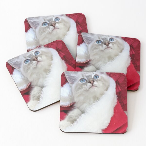 Item preview, Ragdoll kitten Christmas designed and sold by Fluffycat2020.