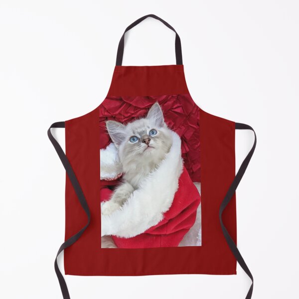 Item preview, Ragdoll kitten Christmas designed and sold by Fluffycat2020.