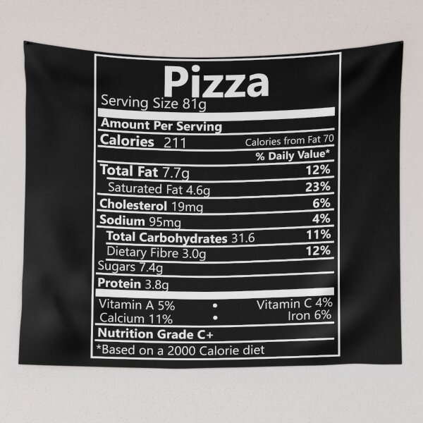 Item preview, Pizza Nutritional Information designed and sold by DannyAndCo.