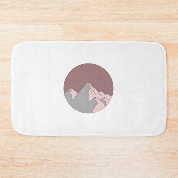 Item preview, Pink colored mountain design designed and sold by Ellora  Roy.