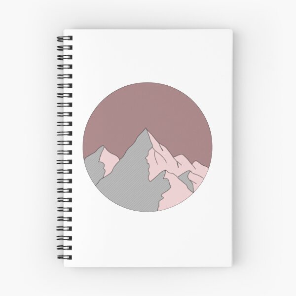 Item preview, Pink colored mountain design designed and sold by Ellora  Roy.