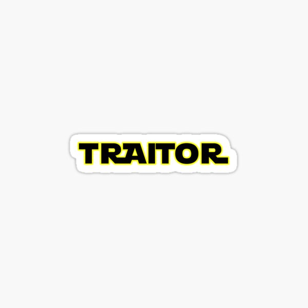 Vista previa del artículo con la obra «Traidor», diseñado y vendido por LiamSux.