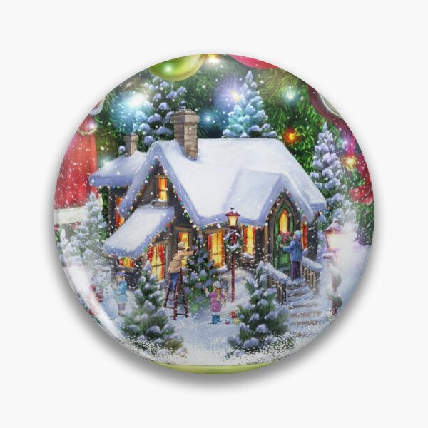 Item preview, Decorating House Christmas Snow Globe designed and sold by Halcyon-Studio.