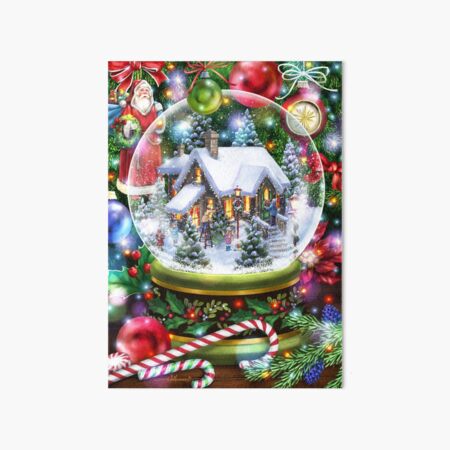 Item preview, Decorating House Christmas Snow Globe designed and sold by Halcyon-Studio.