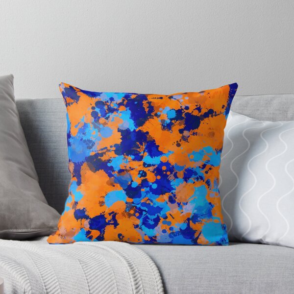 Item preview, Blue and Orange Paint Splatter designed and sold by BigTexFunkadelic.