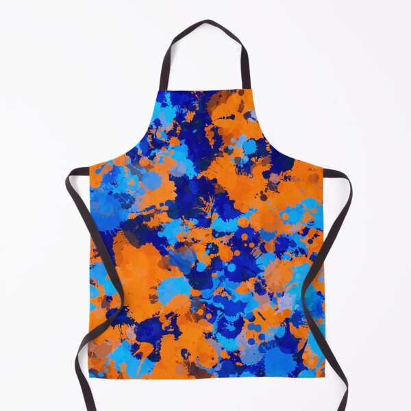 Item preview, Blue and Orange Paint Splatter designed and sold by BigTexFunkadelic.
