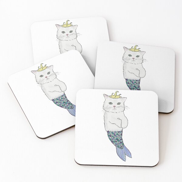 Item preview, The Lonely Purrmaid designed and sold by CatDetectiveArt.