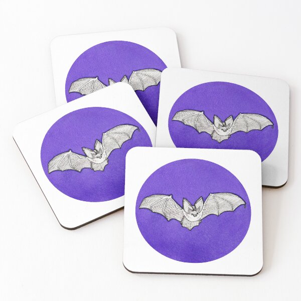 Item preview, Inktober 2020: Bat designed and sold by Pamela Sommer.