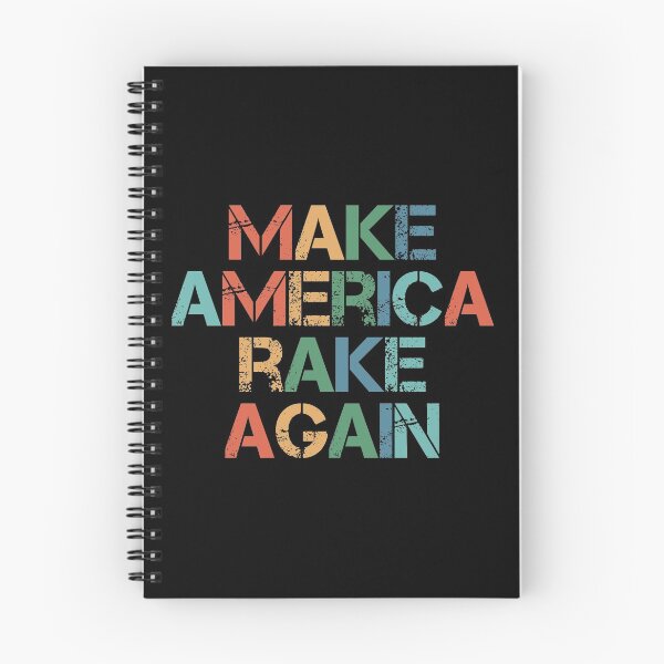 Item preview, make america rake again retro vintage  designed and sold by ShirtzTonight.