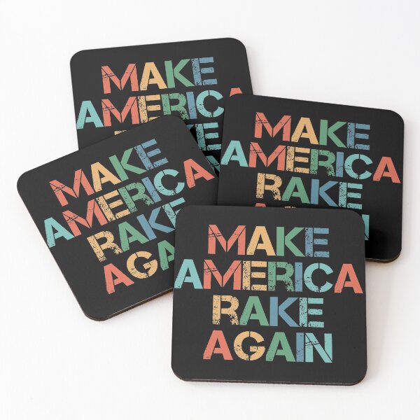 Item preview, make america rake again retro vintage  designed and sold by ShirtzTonight.