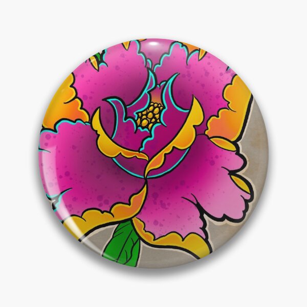 Item preview, Peony on aged paper designed and sold by Jan Moat.