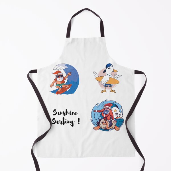 Item preview, sun shine surfing - santa designed and sold by youngdstag.
