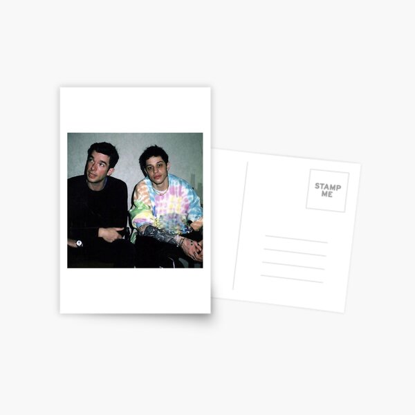 Pete Davidson and John Mulaney Postcard