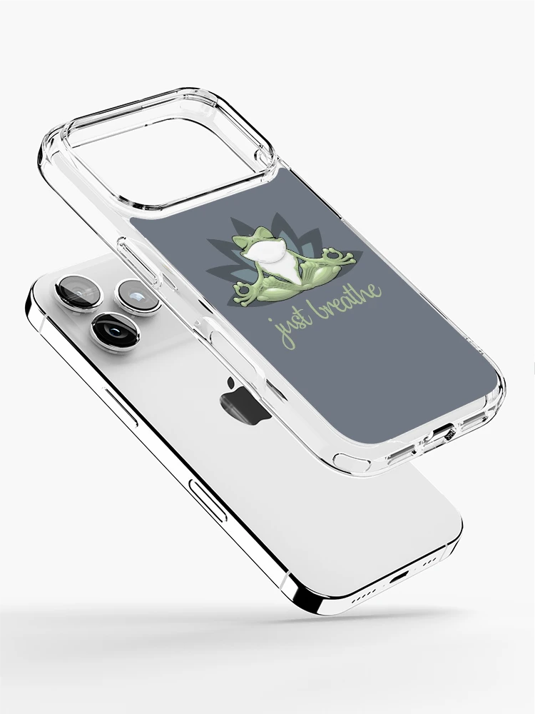 Aperçu 2 sur 5. Coque iPhone avec l'œuvre Respire créée et vendue par ReesDesigns.