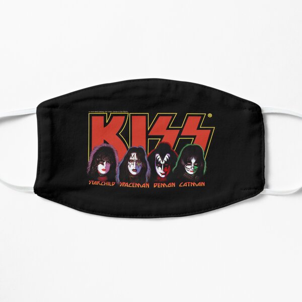 KISS Band Logo with Members Mask