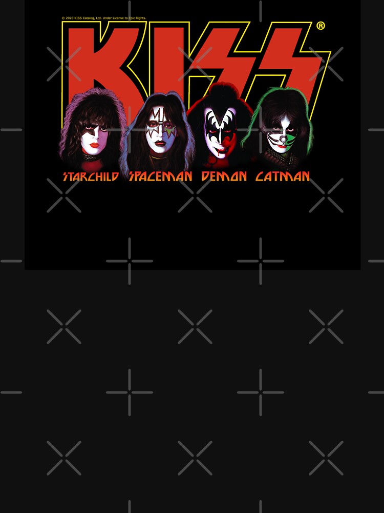 Disover KISS Band Logo with Members  | Essential T-Shirt 